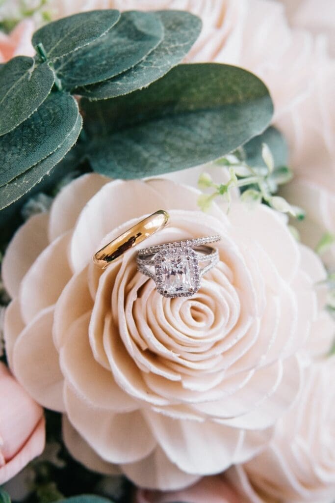 wedding ring close up