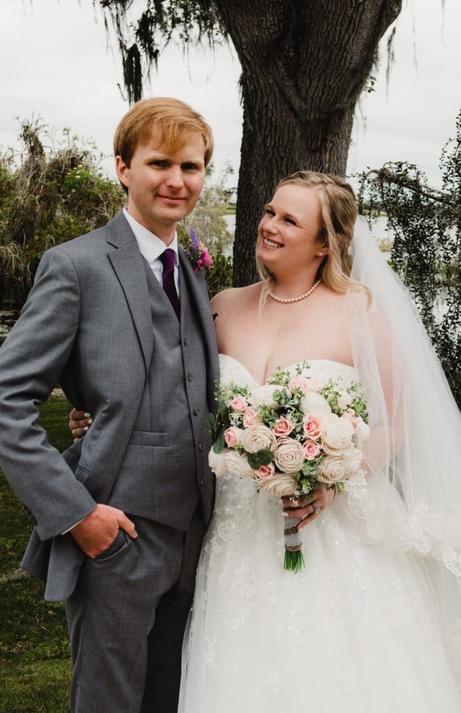 Rosemary happily looking at her husband